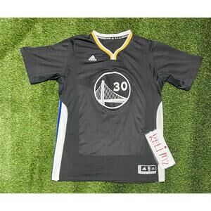 Golden State Warriors Stephen Curry Basketball Adidas Jersey Sleeve NBA  2x